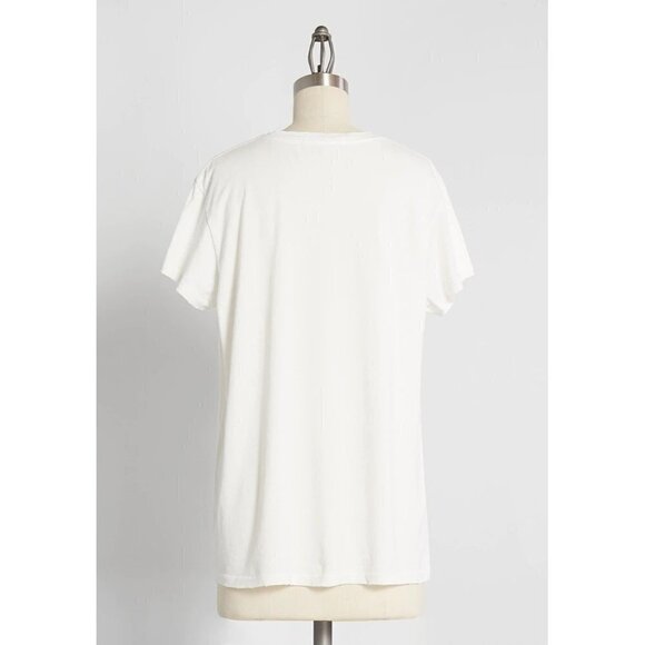 New - ModCloth All's Swell T-shirt Size Medium - Picture 2 of 4